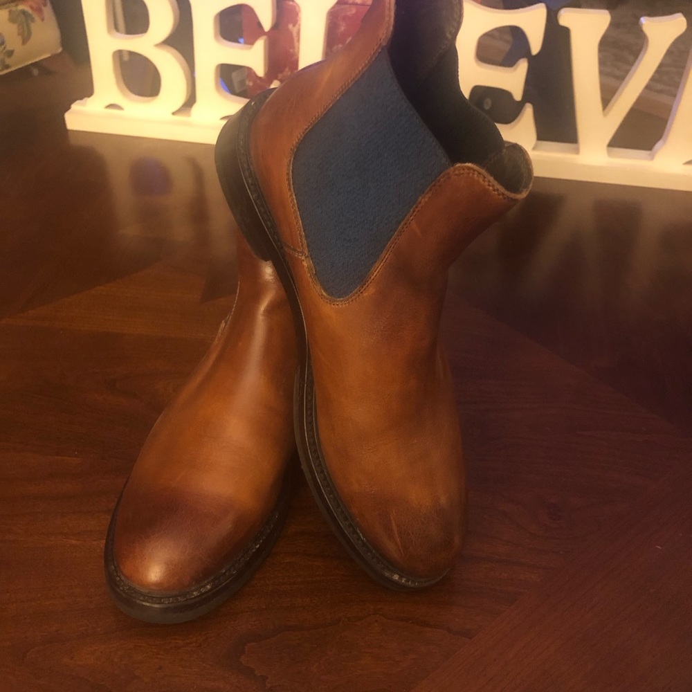 Italian leather boots